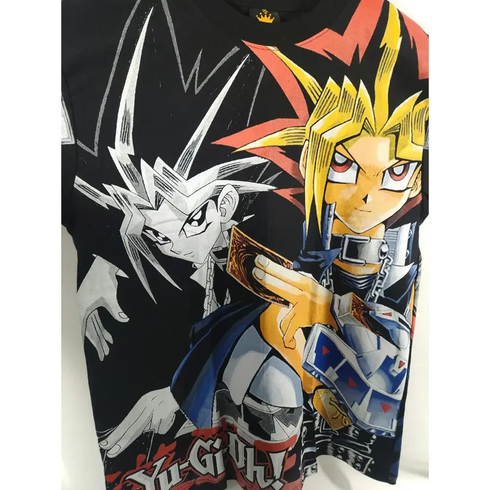 Vintage Yu-Gi-Oh Anime AOP Card Game Size XL Double Sided Modern Print T-Shirt - Picture 2 of 5